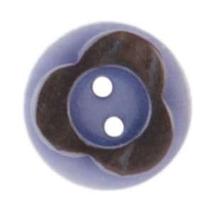  Paradise Exotic Shawl Pins Corozo Clover Button 1/2 Lilac 