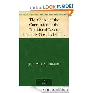  The Causes of the Corruption of the Traditional Text of 