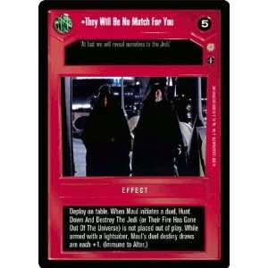  Star Wars CCG Coruscant Rare They Will Be No Match For You 