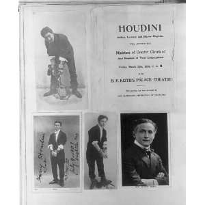  Harry Houdini,Erik Weisz,1874 1926,magician