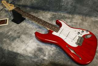 500 Semi Hollow Clear Red  