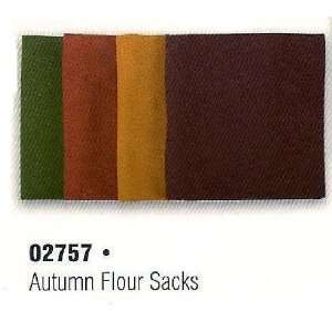 Flour Sack Towels Autumn Colors 4/set 