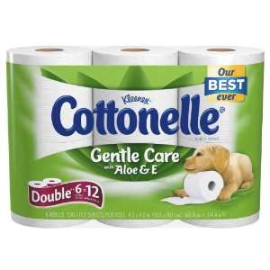  Cottonelle Gentle Care Toilet Paper Double Roll 6 ct, 6 