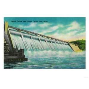  Grand Coulee Dam   Grand Coulee Dam, WA Giclee Poster 