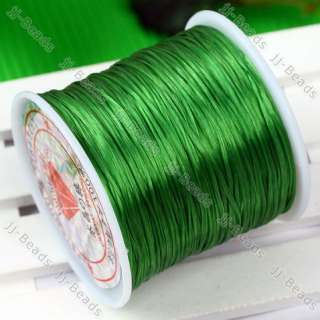 25Color 1/10 Roll Jewelry Making Elastic String Cord Thread Craft 