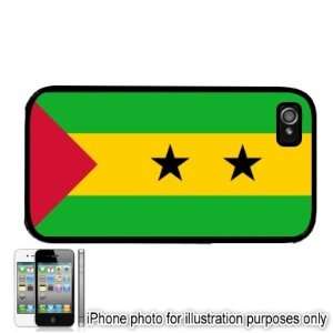  SAO Tome Principe Flag Apple iPhone 4 4S Case Cover Black 