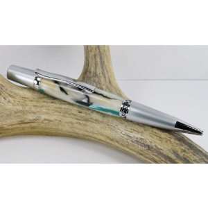 Cowabunga Acrylic Elegant Beauty Pen With a Two Toned Chrome Style B 