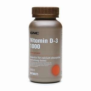 gnc vitamin D 1000 IU 180 tab