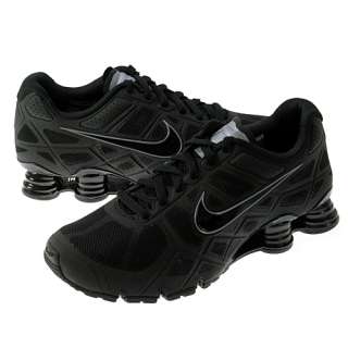 NIKE SHOX TURBO+ 12 MENS Size 13 Black Running Shoes  