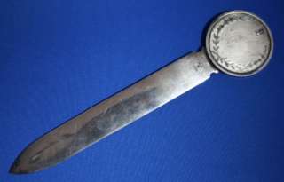 SILVER PLATED CHRISTOFLE PAPER KNIFE WITH EMP. NAPOLEON  