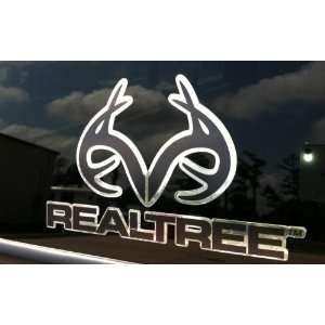  Camowraps 4 X 5 Inch Realtree Antler Logo (Black And 