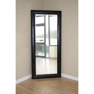    Wholesale Interiors Floor Mirror with Leather Frame