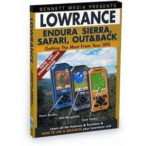   DVD LOWRANCE ENDURA SIERRA, SAFARI, OUT & BACK   37272 Electronics