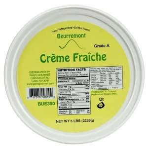Creme Fraiche   5 lb (tub)  Grocery & Gourmet Food
