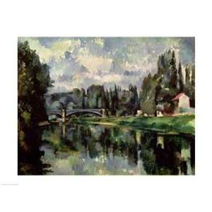 The Banks of the Marne at Creteil, c.1888   Poster by Paul Cezanne 