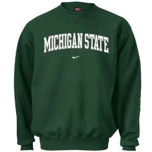  Nike Michigan State Spartans Green Youth Classic Crew 