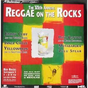 Yellowman Inner Circle Jimmy Cliff Reggae Gig Poster 