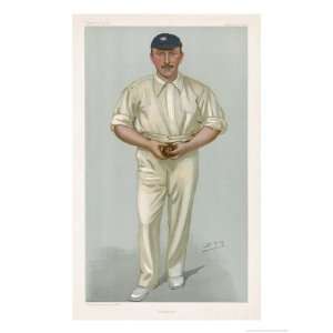  George Hirst Yorkshire Cricketer Giclee Poster Print by 