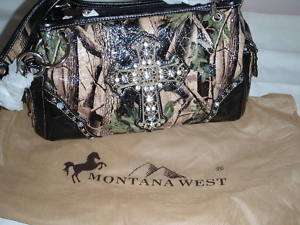 MontanaWest Country Road Purse Handbag New Western Camo  