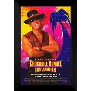  Crocodile Dundee Los Angeles 27x40 FRAMED Movie Poster 