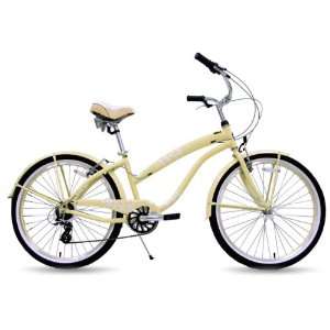  Womens 7 Speed Aluminum Cruiser Bike