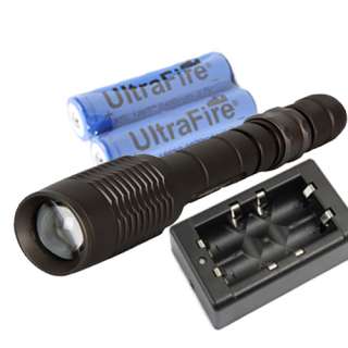   TrustFire CREE XM L XML T6 Zoomable LED Flashlight Torch 18650 CH