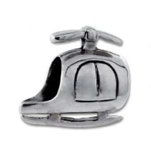  Biagi Sterling Silver Helicopter Bead Charm Biagi 