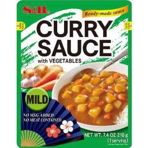 Curry Sauce with Vegetables Mild, 7.4 Ounce (Pack of 10)