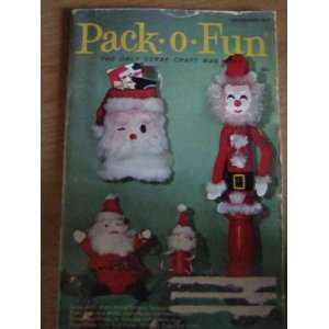  Pack o Fun Scrap Craft Magazine December 1975 Everything 