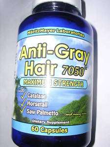   Gray Hair Catalase Horsetail Saw Palmetto 60 Caps 853029002254  