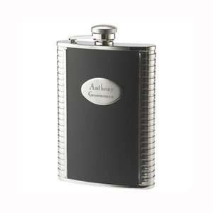  Personalized Stainless Steel Leather Flask Kitchen 