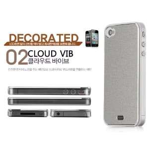  Decorated Real Aluminum Case for Iphone 4 Cell Phones 