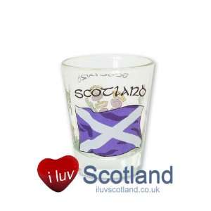  Tot Glass Scottish Saltire And Thistle Toys & Games