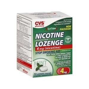 CVS Nicotine Polacrilex Nicotine Lozenge 4 mg. 108 Pieces. Expires 01 