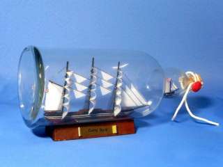 Cutty Sark Model Ship in a Bottle 11 Nautical Decor  