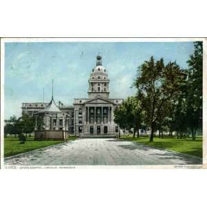  Reprint Lincoln NE   State Capitol 1900 1909