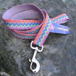  Hamilton Nylon Lavender Weave Dog Leash 1 inch x 4 ft Pet 