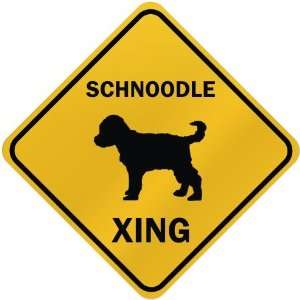    ONLY  SCHNOODLE XING  CROSSING SIGN DOG