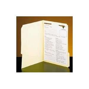  Manila Classification Folders, 1 Fastener, Letter, 2/5 