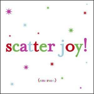  Scatter Joy Holiday Card 10 Pk