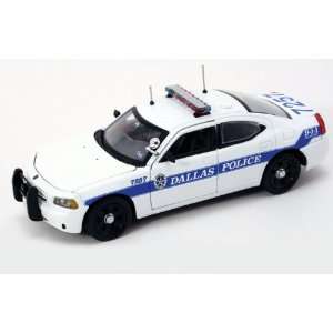  First Response 1/43 Dallas, TX Police Dodge Charger (White 