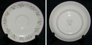 PLATE SAUCER BUDS N BOWS ROYAL CUTHBERTSON CHINA  