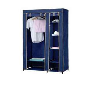  Trading Closet 40 Inch With Shelving Blue Gray Finish   HDS Trading 