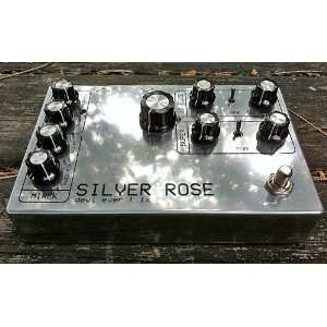  Devi Ever Silver Rose Fuzz FX Pedal (Chrome) Musical 