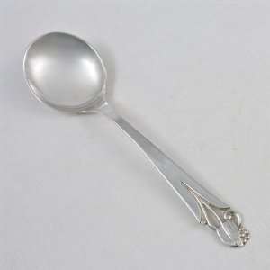  Wood Lily by Frank Smith, Sterling Cream Soup Spoon 