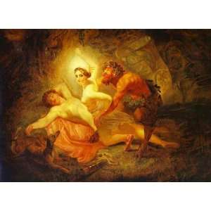     24 x 18 inches   Diana, Endymion, and Saty