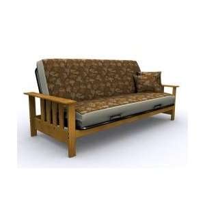   Products Mead Wood Futon Bed Frame with Flat Armrest