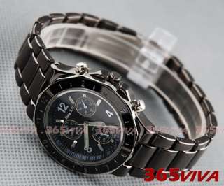 W255 Gentlemen Decorated Dails Stainless Steel Watch  