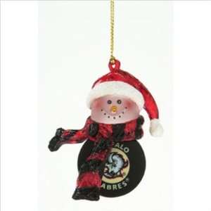  Buffalo Sabres 3 Acrylic Striped Home Run Snowman   NHL 