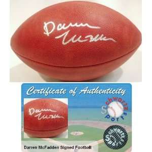  Darren McFadden Signed Wilson NFL Duke Football Sports 